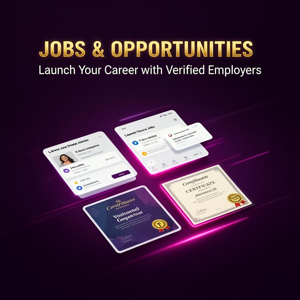Jobs & Opportunities - Launch Your Career with Verified Employers