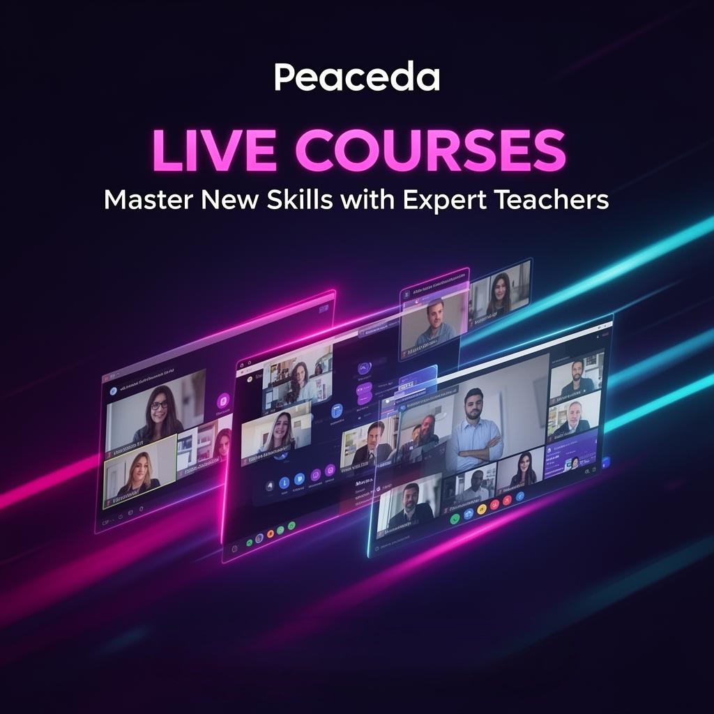 Live Courses - Master New Skills with Expert Teachers